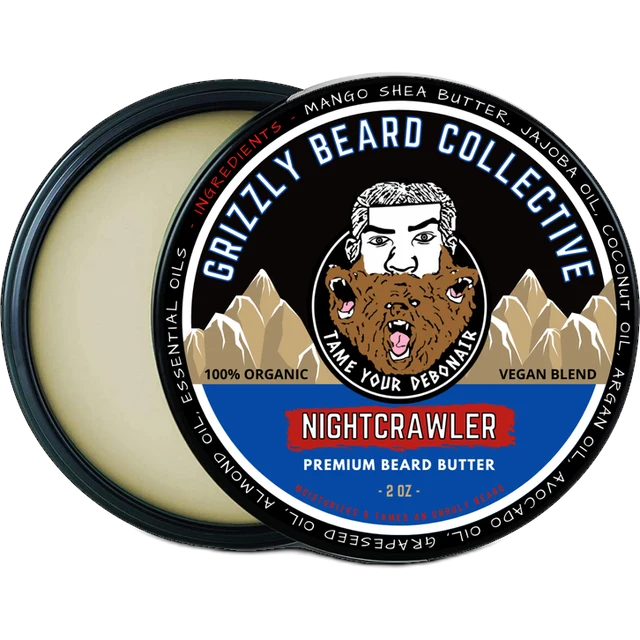 Nightcrawler Beard Butter | Grizzly Beard Collective