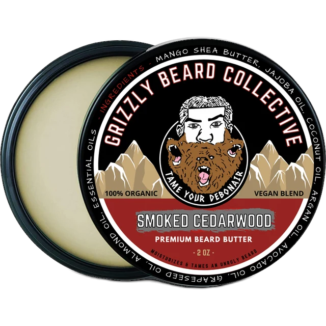 Smoked Cedarwood Beard Butter | Grizzly Beard Collective