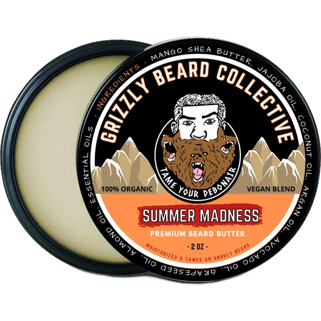 Summer Madness Beard Butter | Grizzly Beard Collective