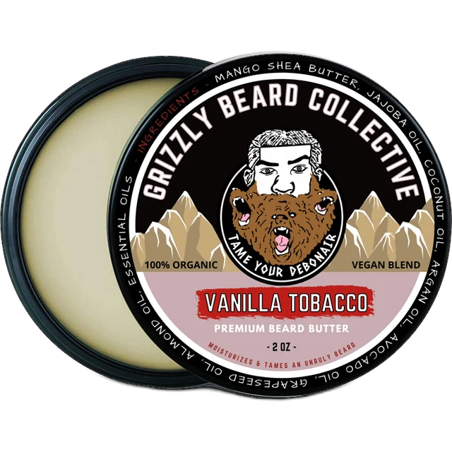 Vanilla Tobacco Beard Butter | Grizzly Beard Collective